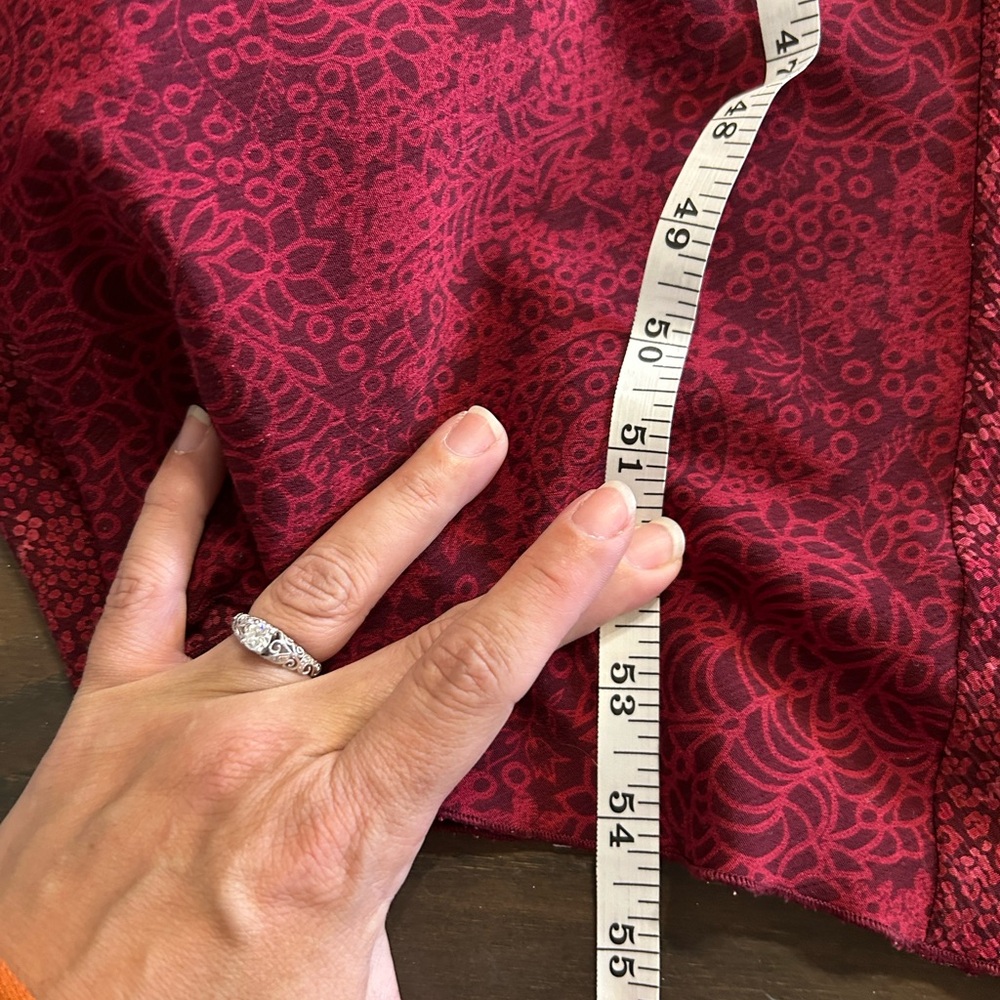 Vintage Patchwork Maggie Mcnaughton Red Sleeveles… - image 5